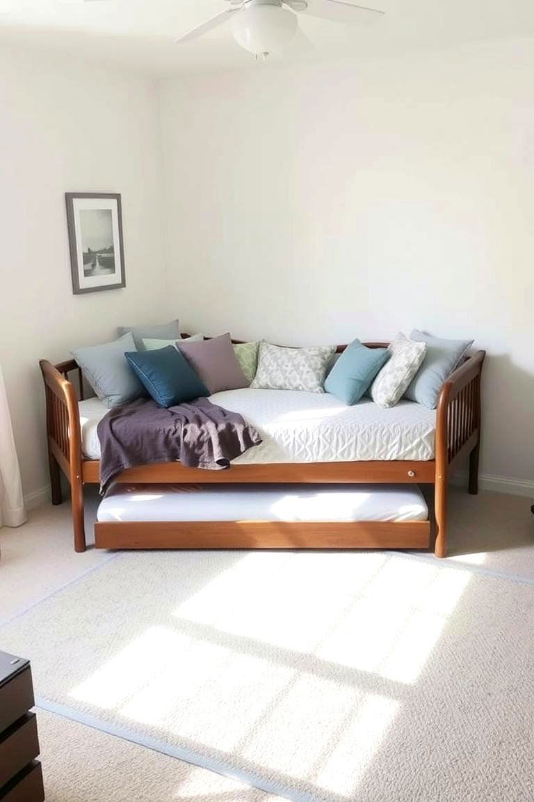 Daybeds with Trundle Option - 24 2 Beds in One Small Room Ideas