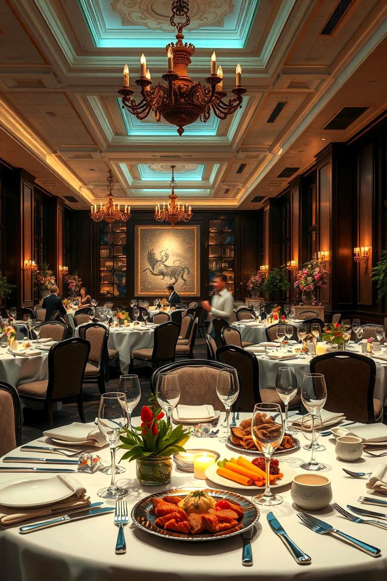 Decadent Dinner Soiree - 24 Great Gatsby Wedding Ideas