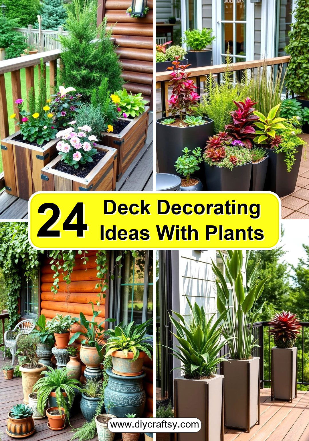 Deck Decorating Ideas With Plants
