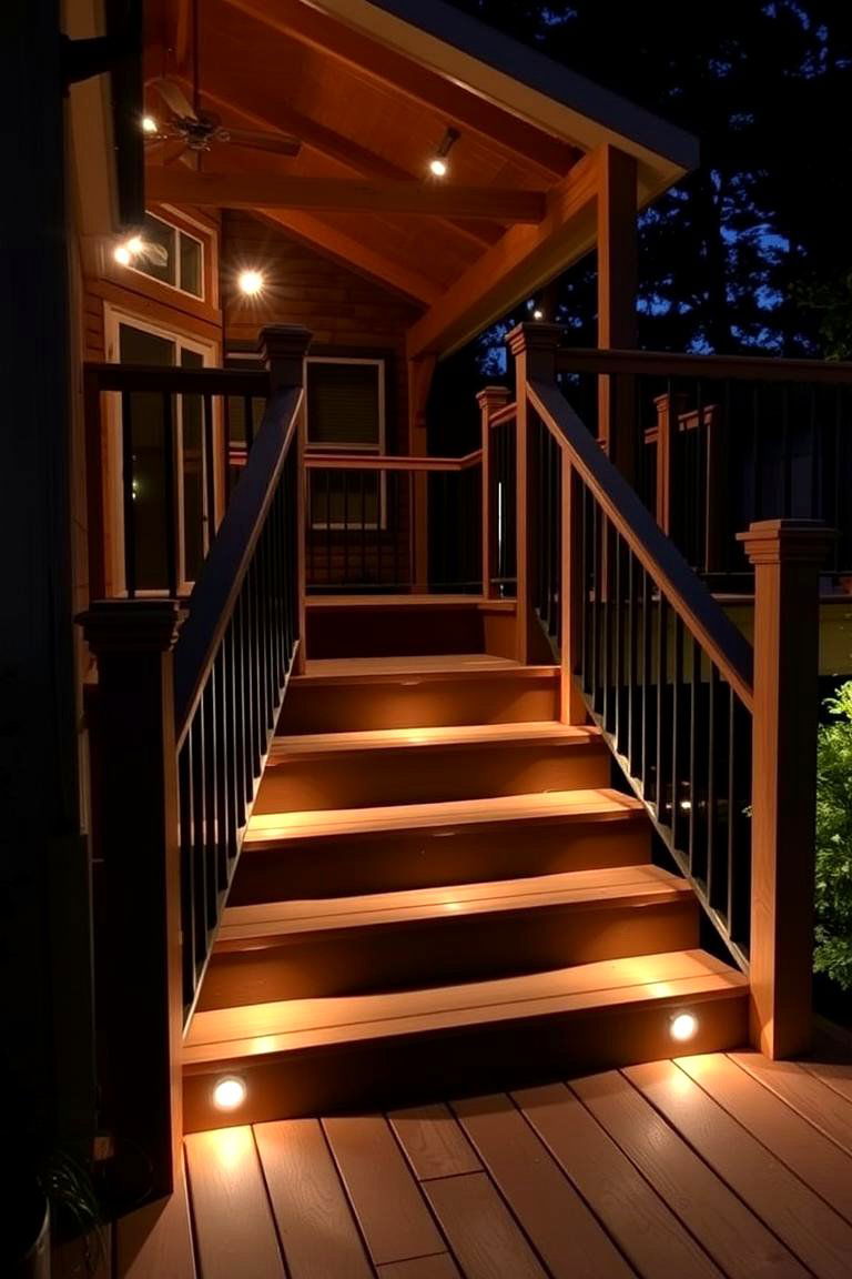 Deck Lighting for Stylish and Practical Illumination - 24 Backyard Lighting Ideas