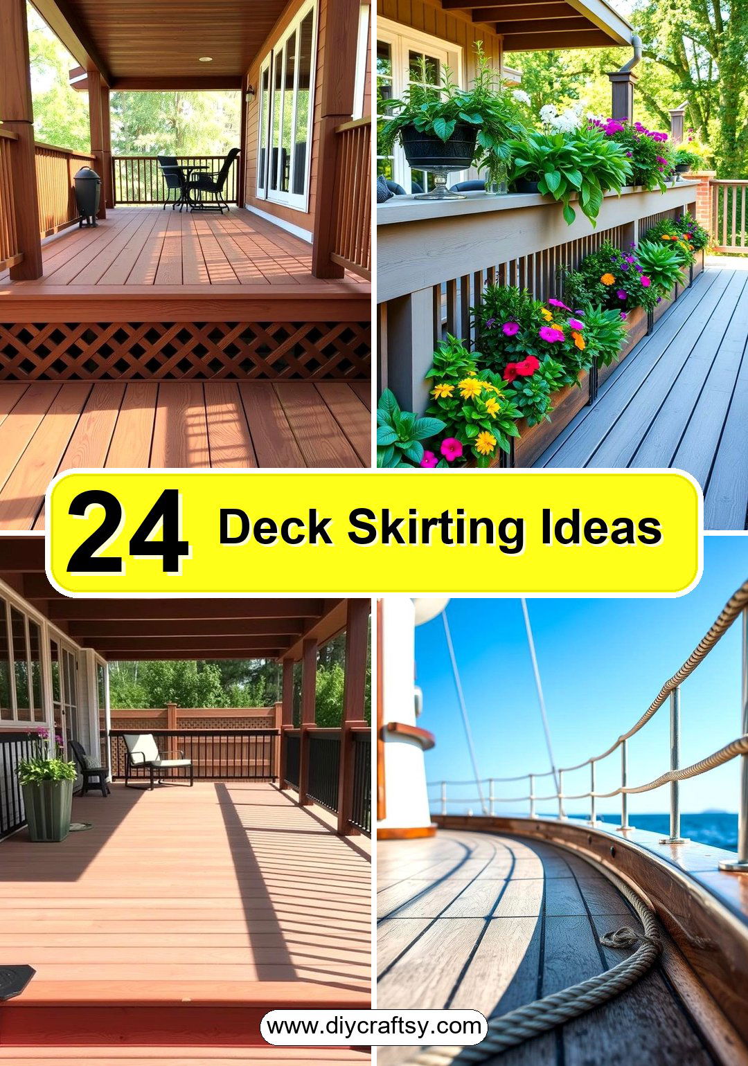 Deck Skirting Ideas