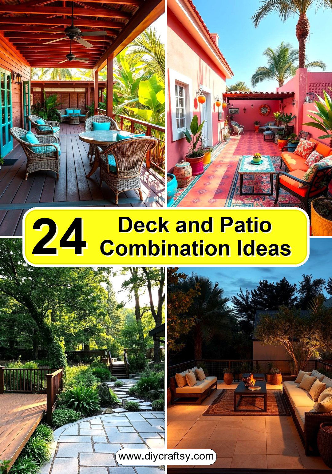 Deck and Patio Combination Ideas
