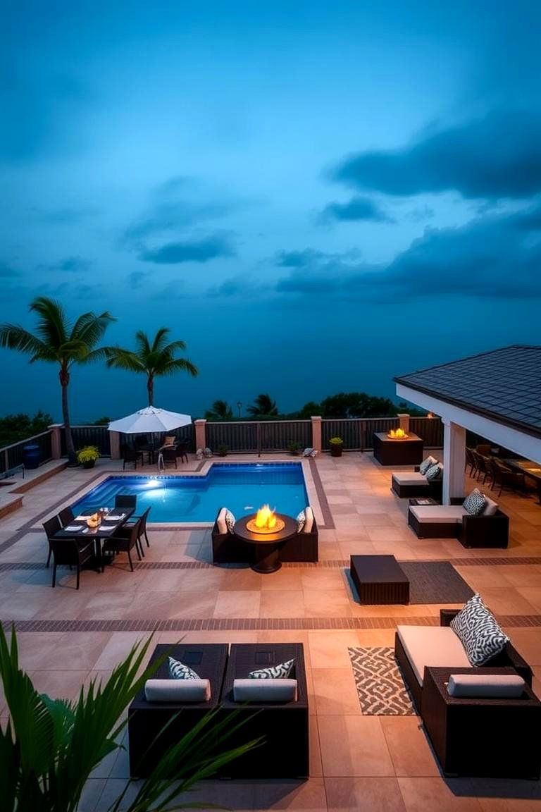 Deck with Multi Purpose Space - 24 Above-ground Pool With Deck Ideas