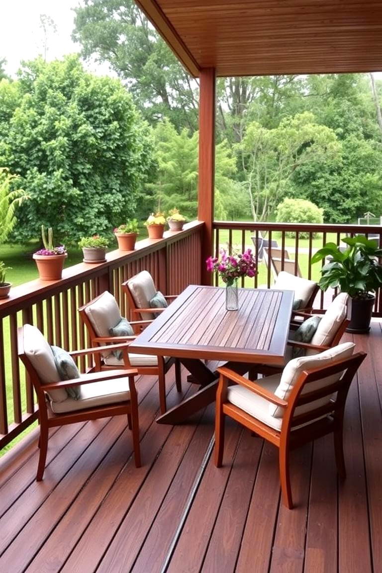 Deck with a View - 24 Outdoor Dining Area Ideas