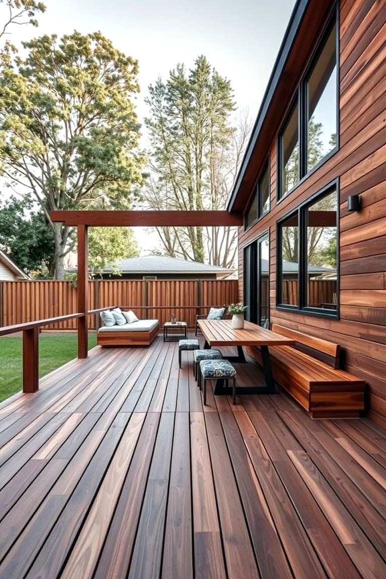 Decks and Patios for Outdoor Living - 24 Mid-century Modern Landscaping Ideas