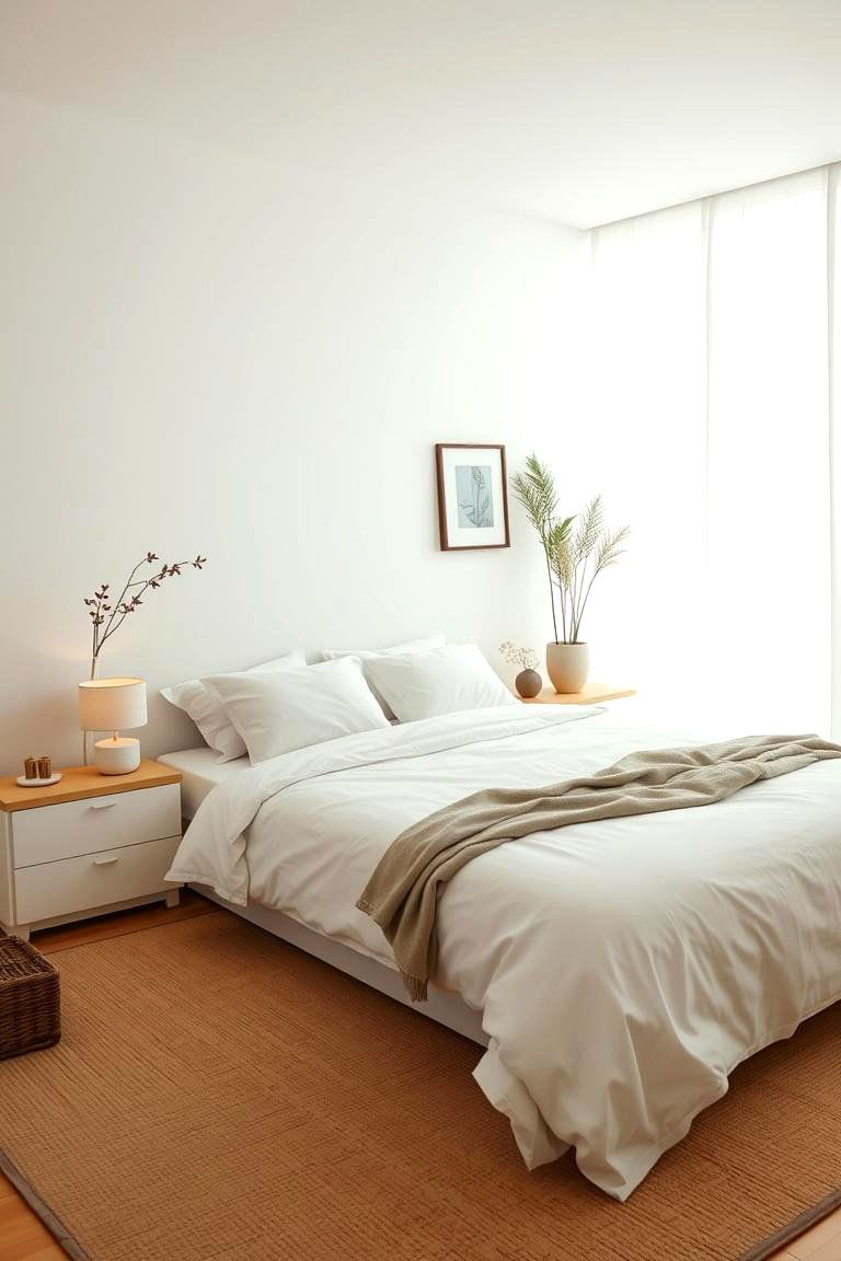 Declutter Ruthlessly - 24 Zen Bedroom Ideas