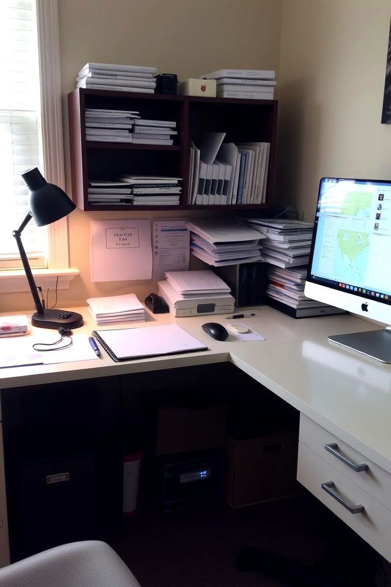 Declutter Your Desktop Daily - 24 Desk Organization Ideas