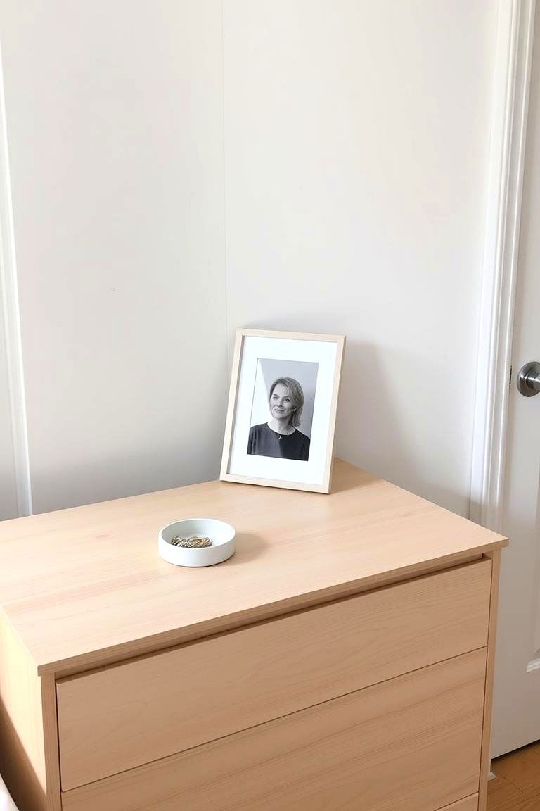 Declutter Your Dresser Top - 24 Minimalist Bedroom Ideas