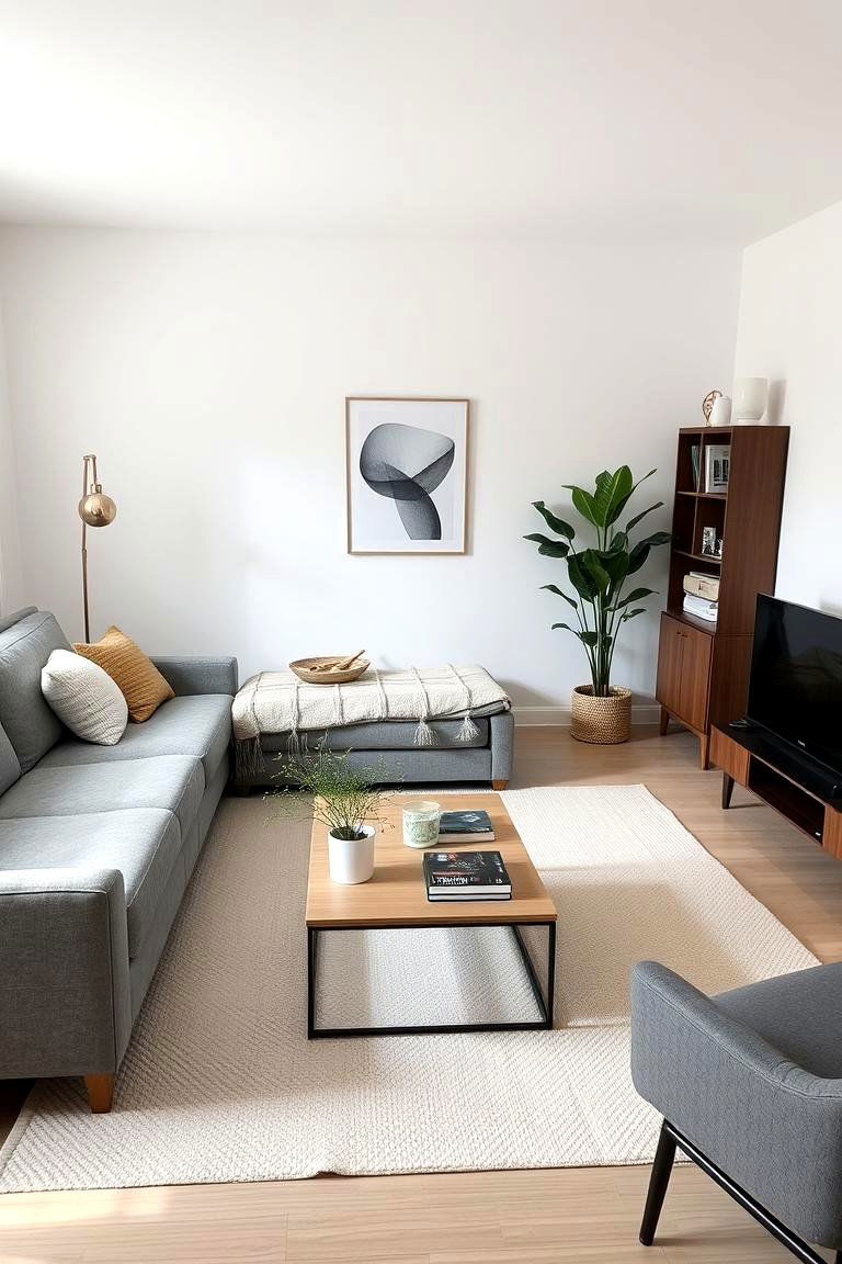 Declutter and Embrace Minimalism - 24 Small Living Room Ideas