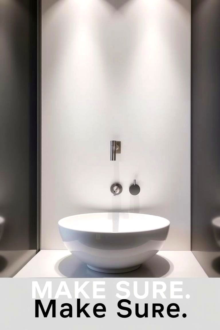 Decluttered Countertops - 24 Minimalist Bathroom Ideas
