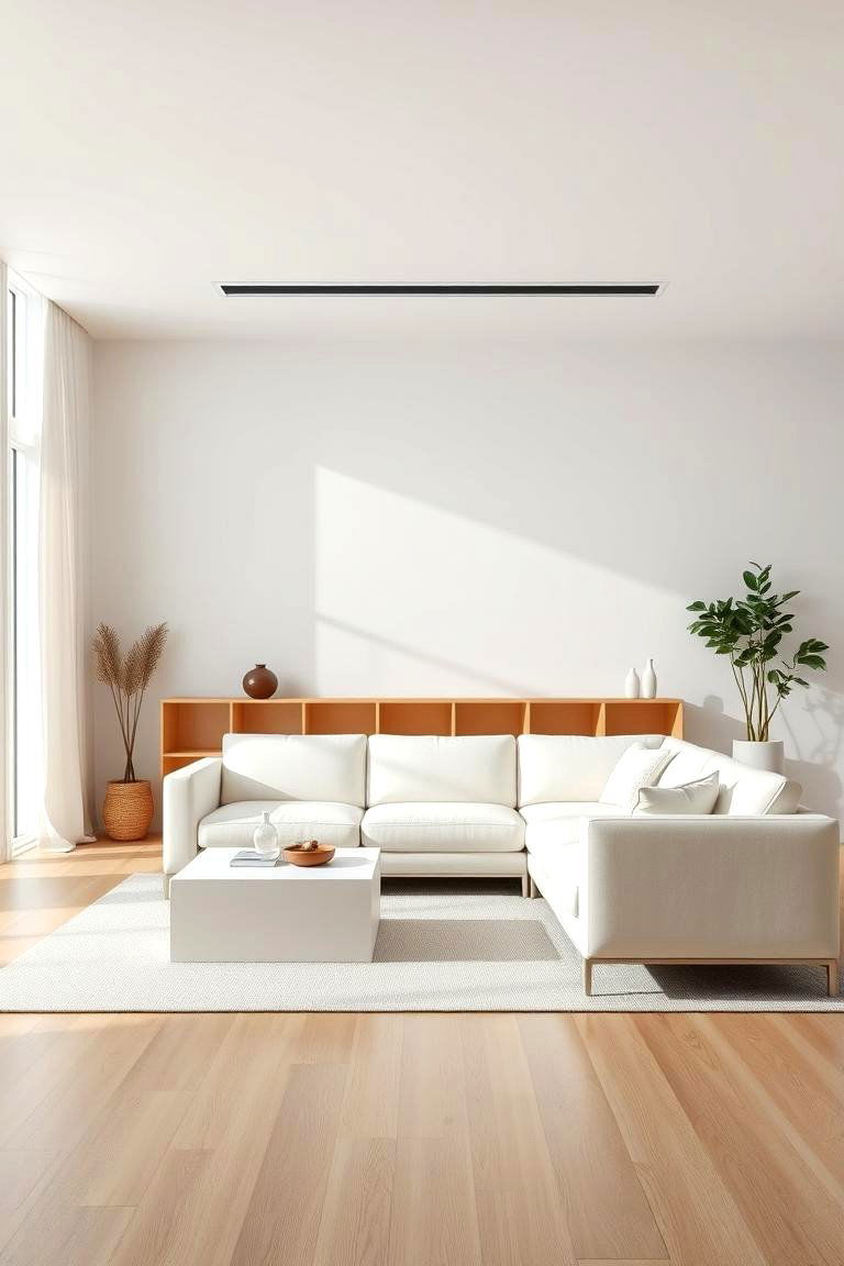 Decluttered Space for Mental Clarity - 24 Zen Living Room Ideas