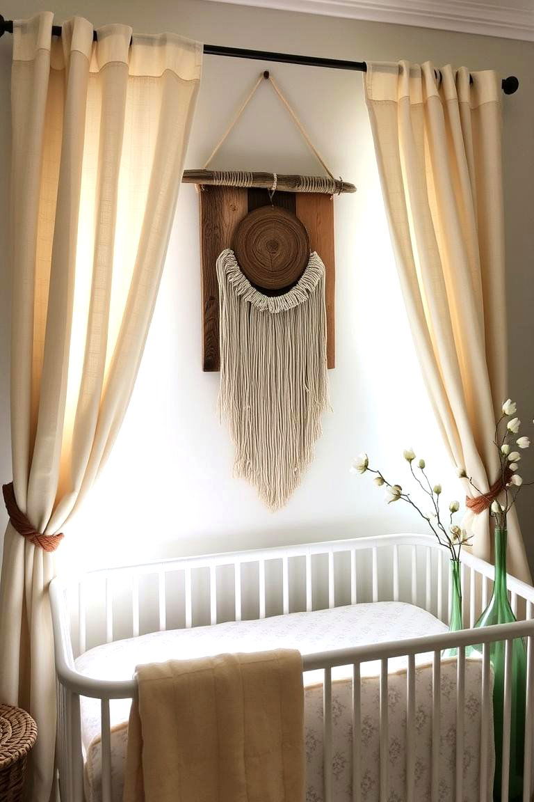 Decorate with Natural and Recycled Materials - 24 Green Nursery Ideas