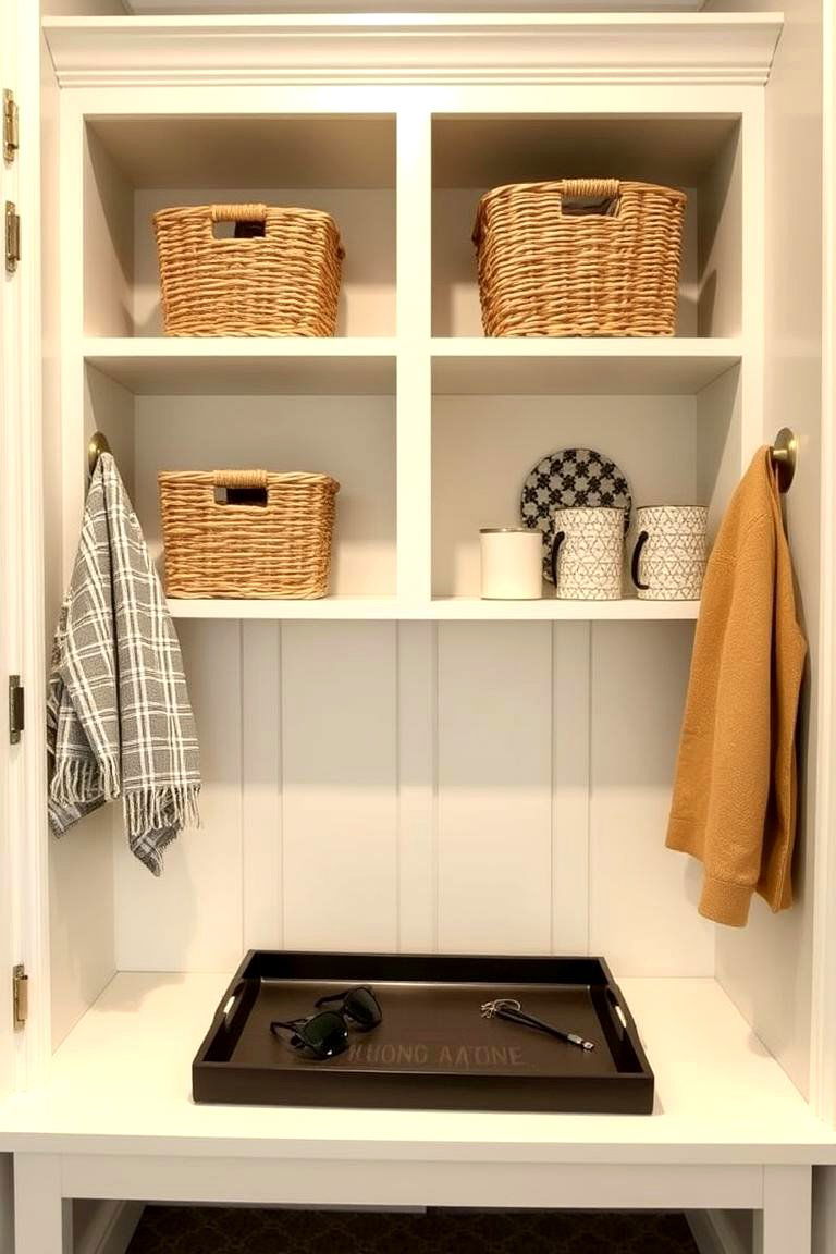 Decorative Baskets and Trays - 24 Mudroom Storage Ideas
