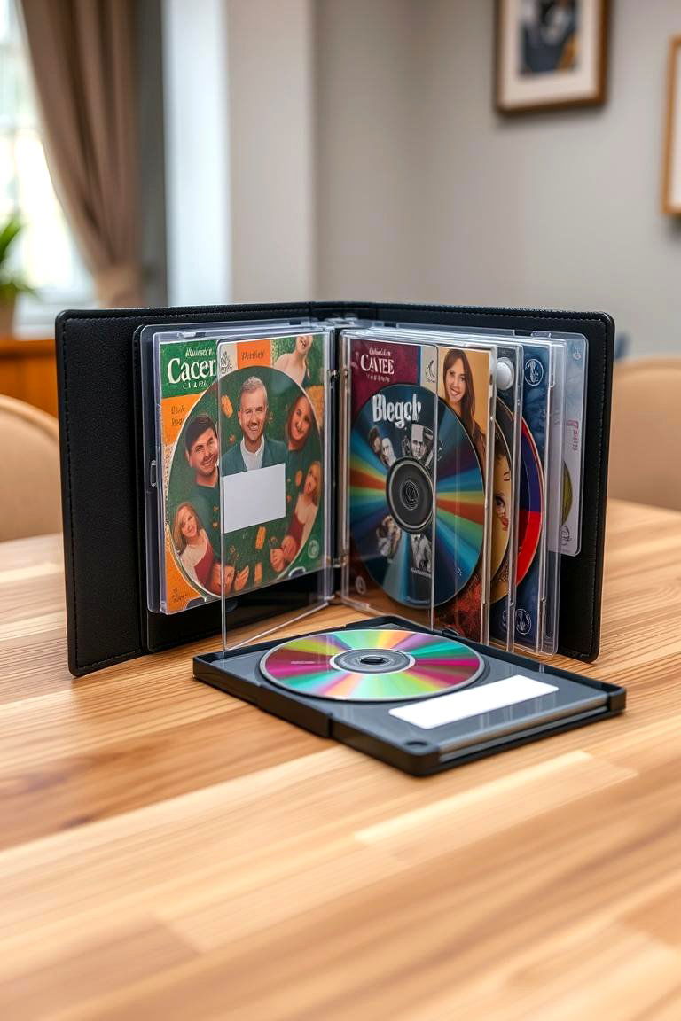 Decorative CD Binders - 24 Cd Storage Ideas
