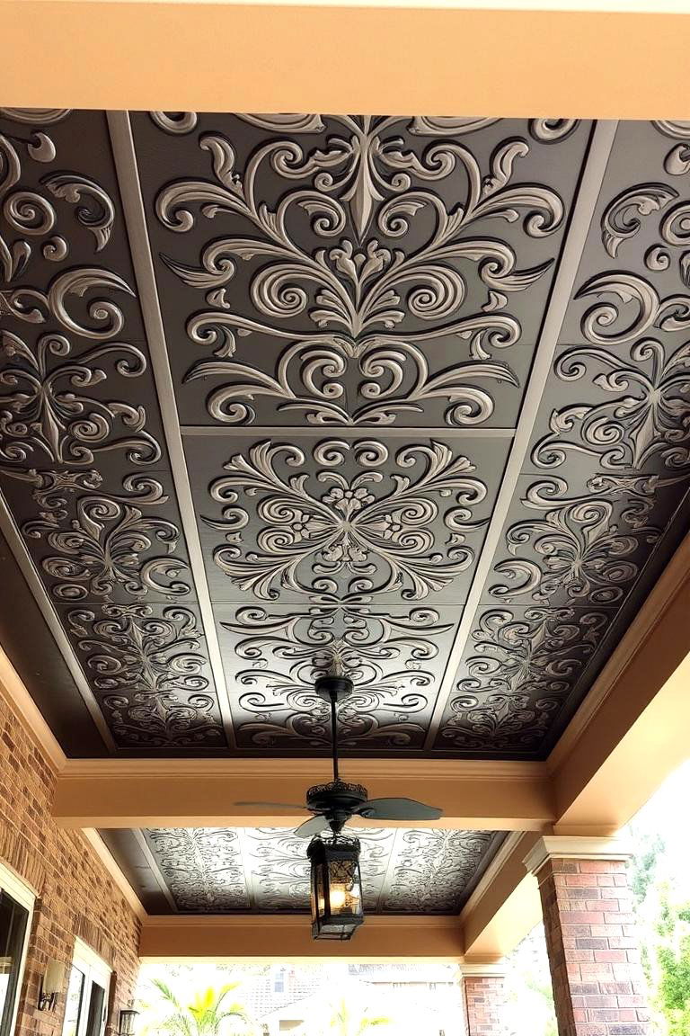 Decorative Ceiling Panels - 24 patio ceiling ideas