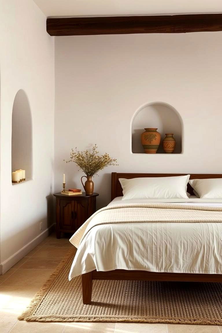 Decorative Ceramics - 24 Mediterranean Bedroom Ideas