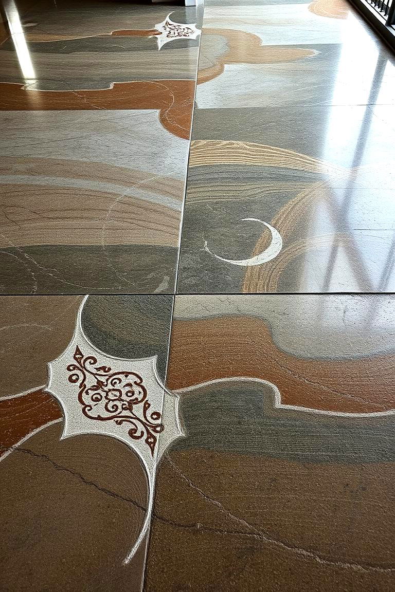 Decorative Concrete Overlays Innovation - 24 Garage Flooring Ideas