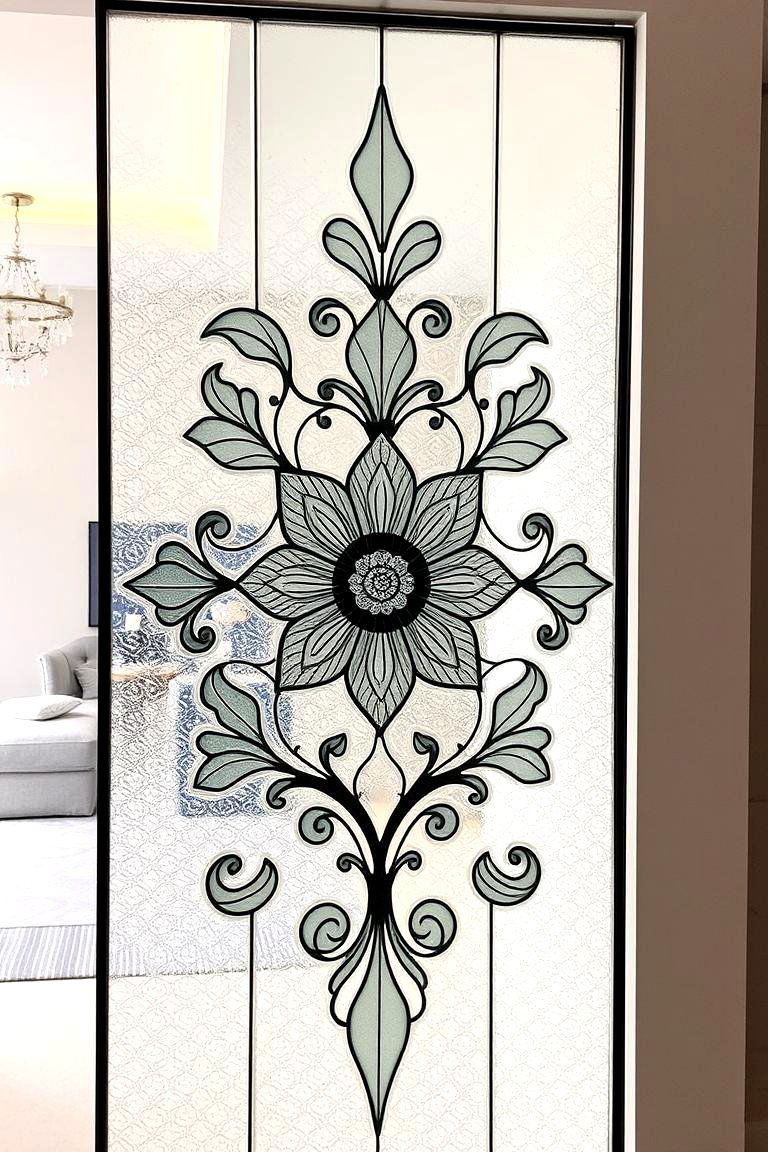 Decorative Glass Panels - 24 Art Nouveau Interior Design Ideas