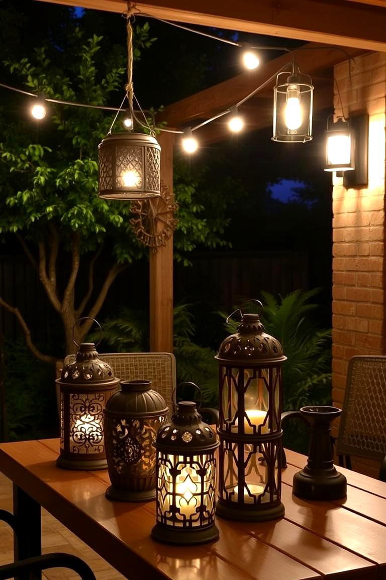 Decorative Lanterns - 24 Outdoor Lighting Ideas