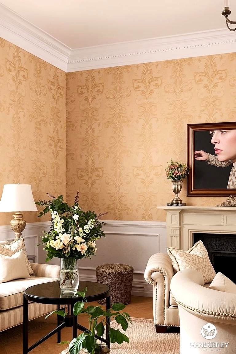 Decorative Mirrors - 24 Traditional Living Room Ideas