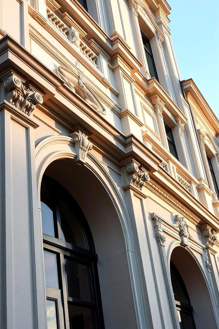 Decorative Molding Artistry - 24 Exterior Wainscoting Ideas