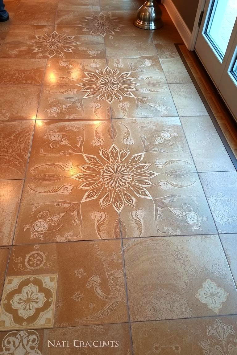 Decorative Overlays for Intricate Details - 24 Indoor Concrete Floor Paint Ideas