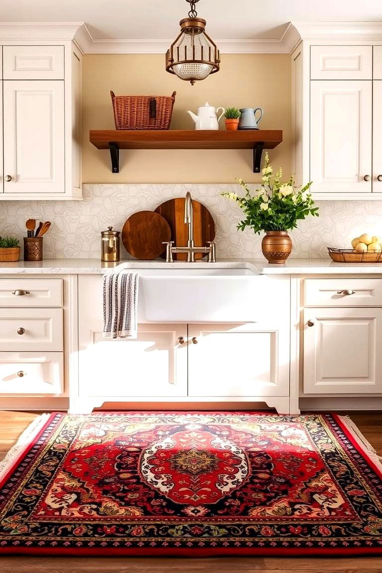 Decorative Rug - 24 Traditional Kitchen Ideas