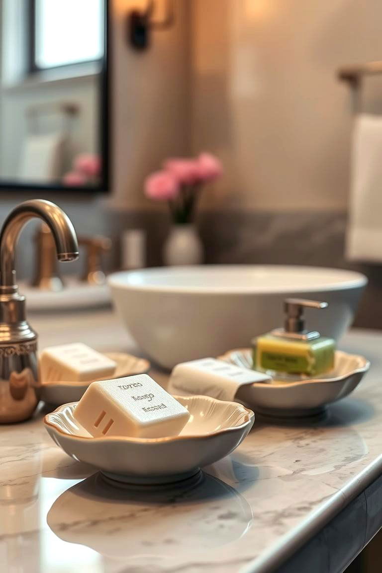 Decorative Scented Soaps - 24 Romantic Bathroom Ideas