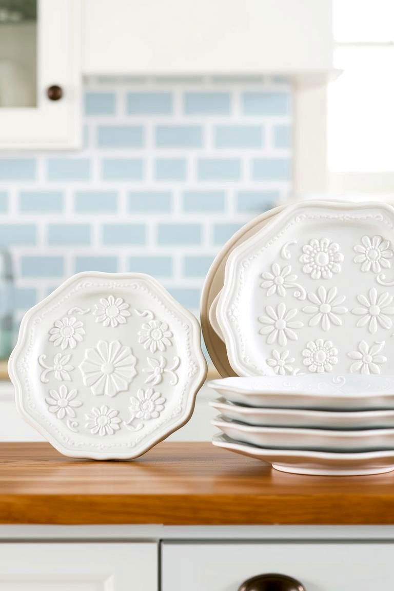 Decorative Serving Platters - 24 kitchen island decor ideas