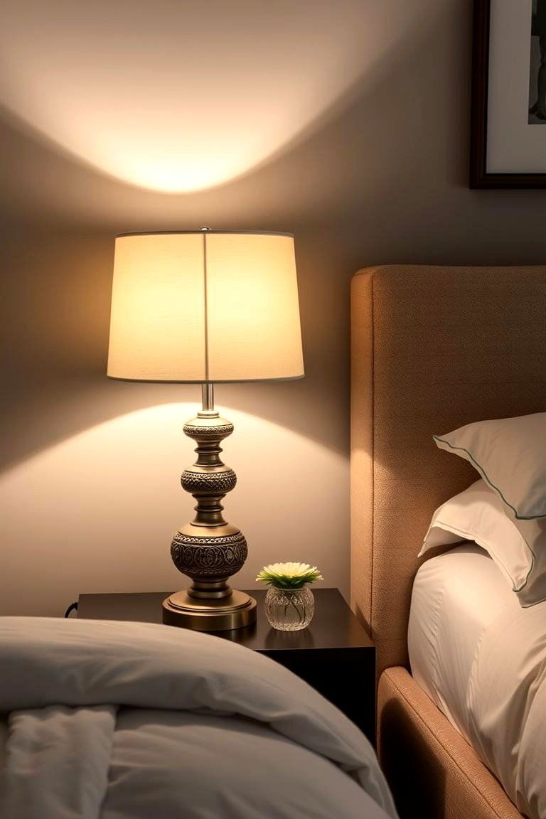 Decorative Table Lamps - 24 Small Bedroom Lighting Ideas