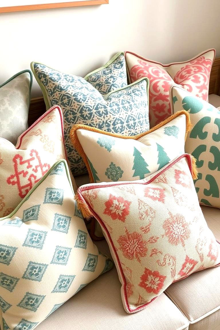 Decorative Throw Pillows - 24 Boho Decor Ideas