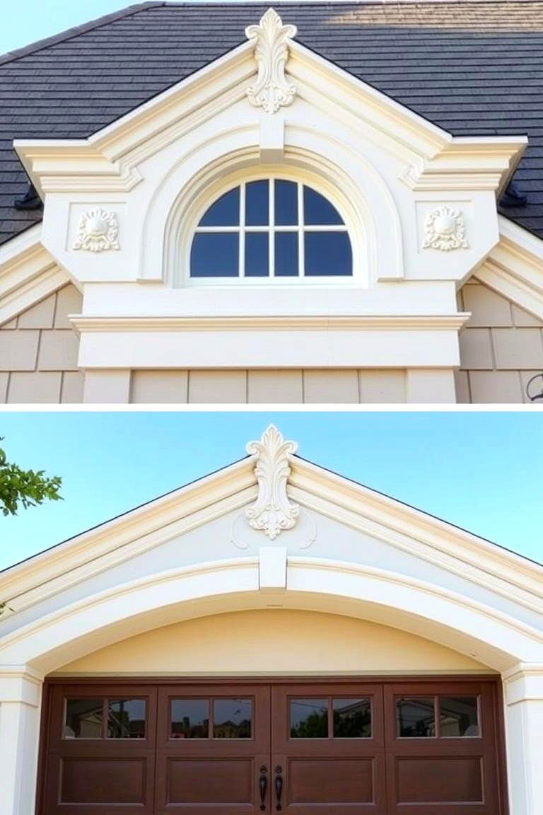 Decorative Topper Trim - 24 Exterior Taupe House Color Combinations