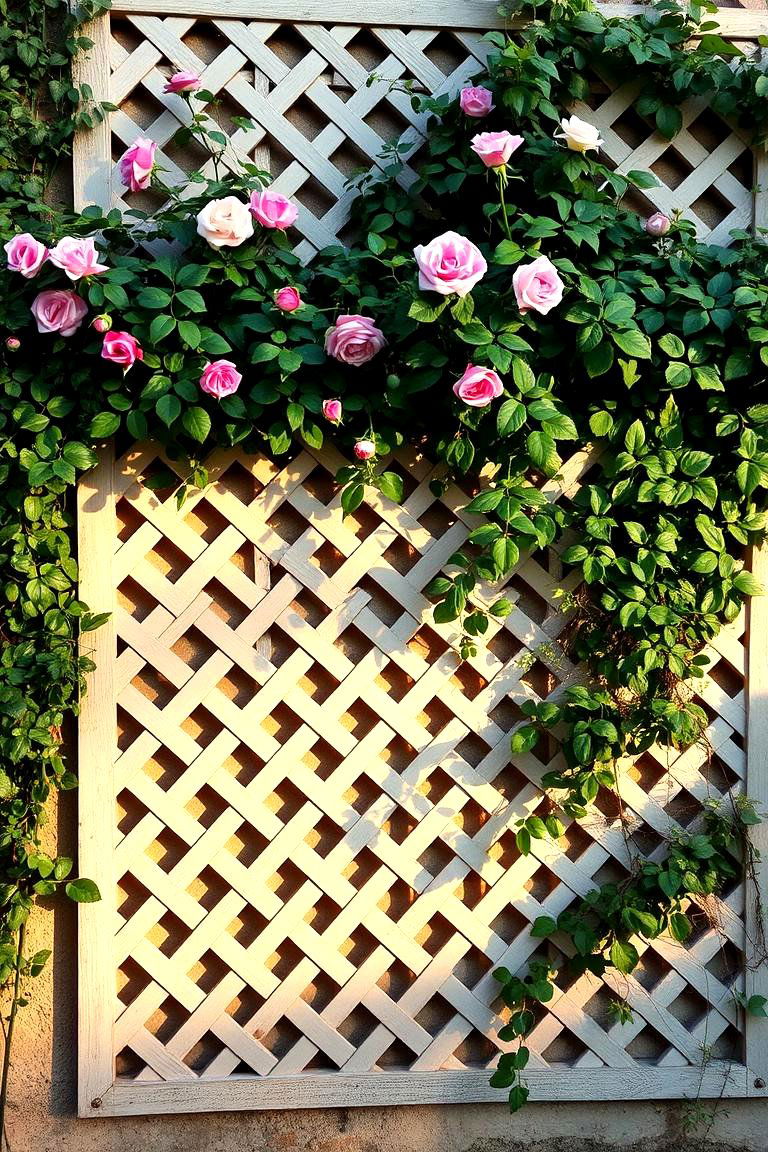 Decorative Trellis Walls - 24 Garden Wall Ideas