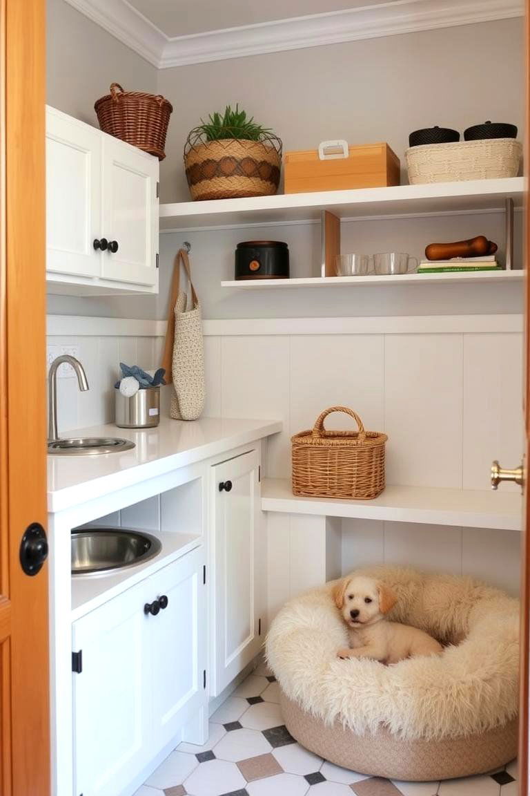 Dedicated Pet Care Station - 24 Utility Room Ideas