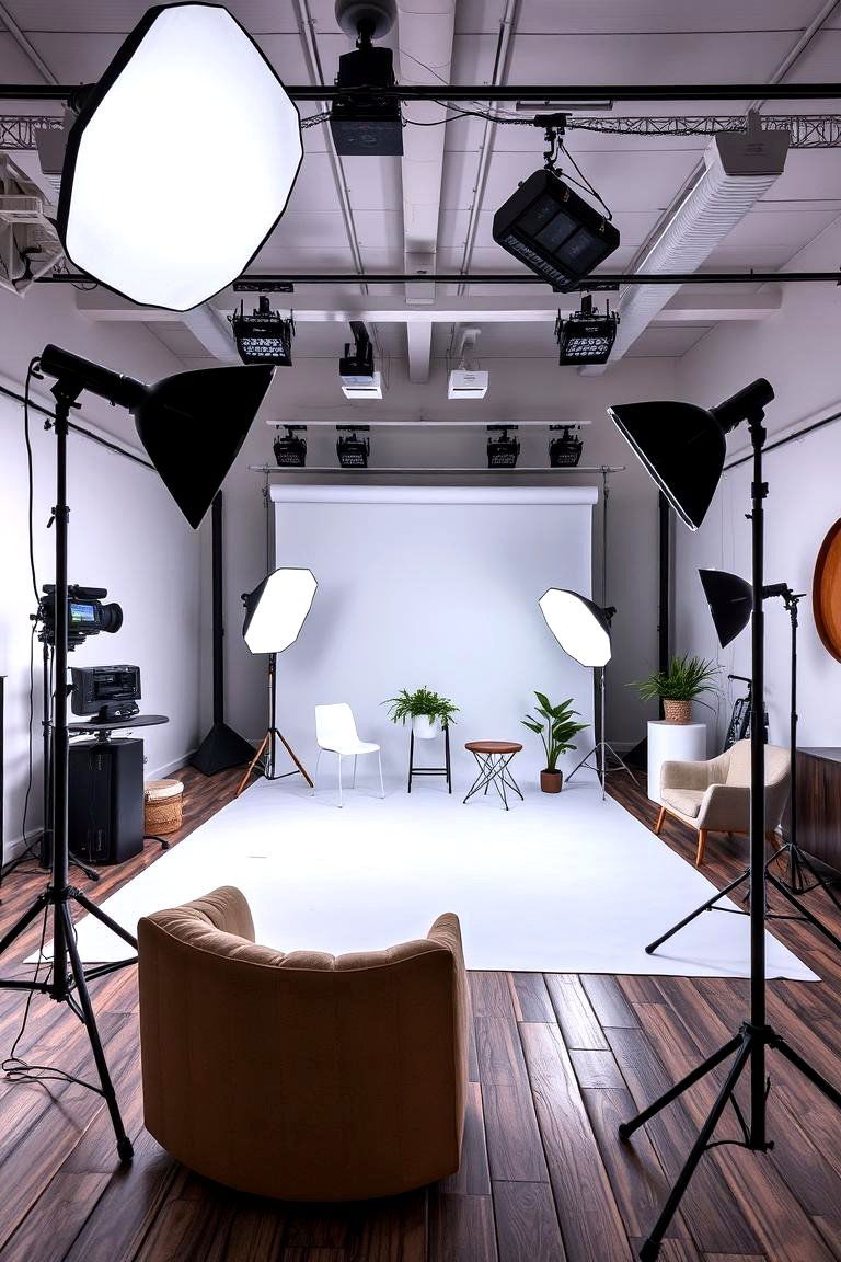Dedicated Photography Studio - 24 Black Man Cave Ideas