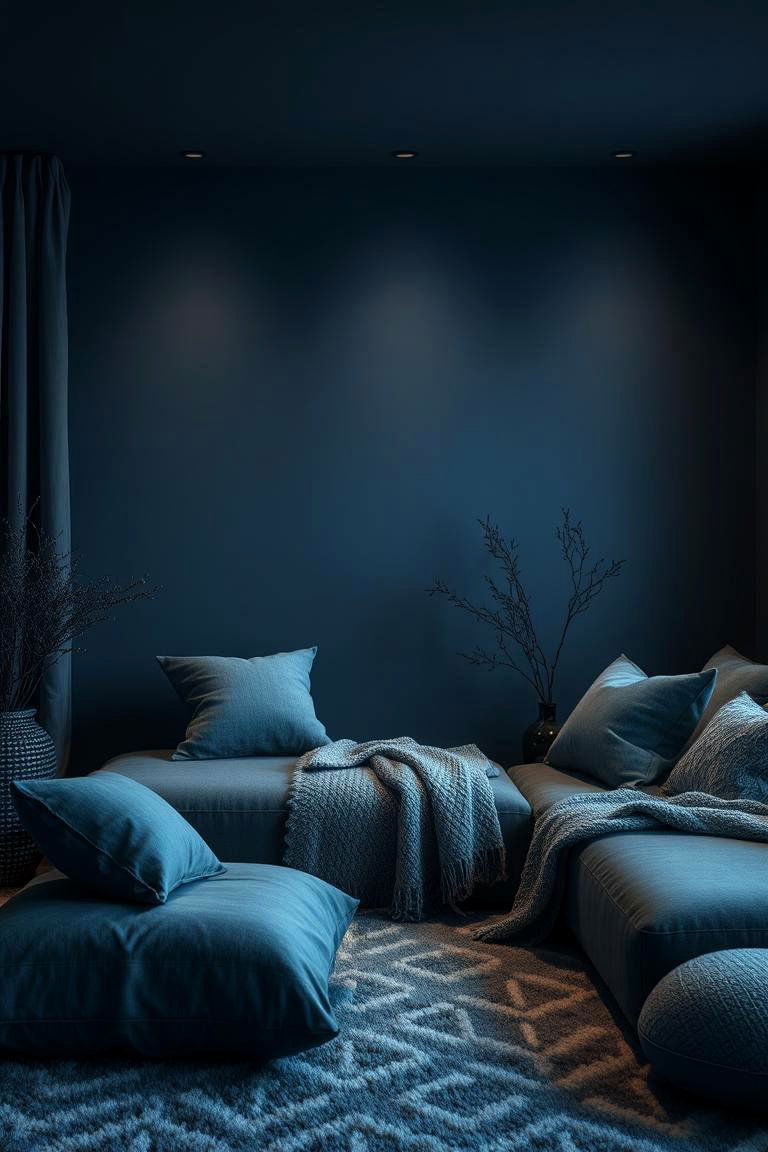 Deep Blue Calm - 24 Girls Blue Bedroom Ideas