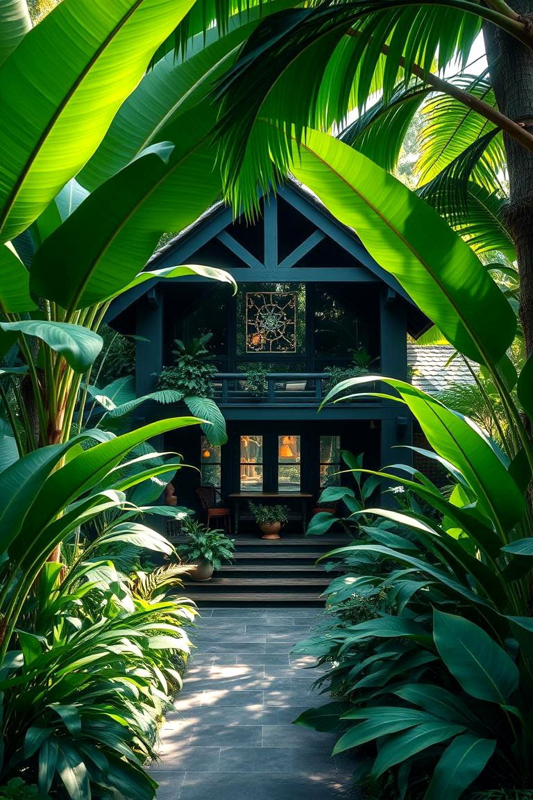 Deep Jungle - 24 Dark Green Exterior Paint Color Schemes