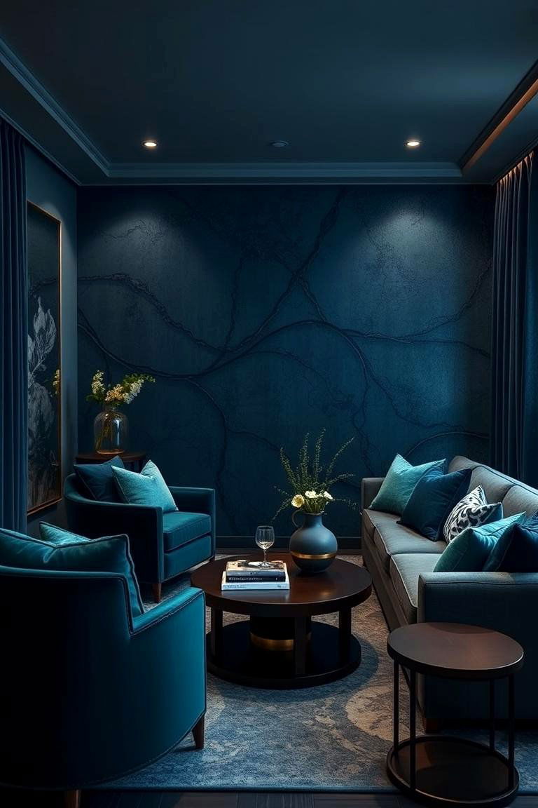 Deep Ocean Hideaway - 24 blue and green bedroom ideas