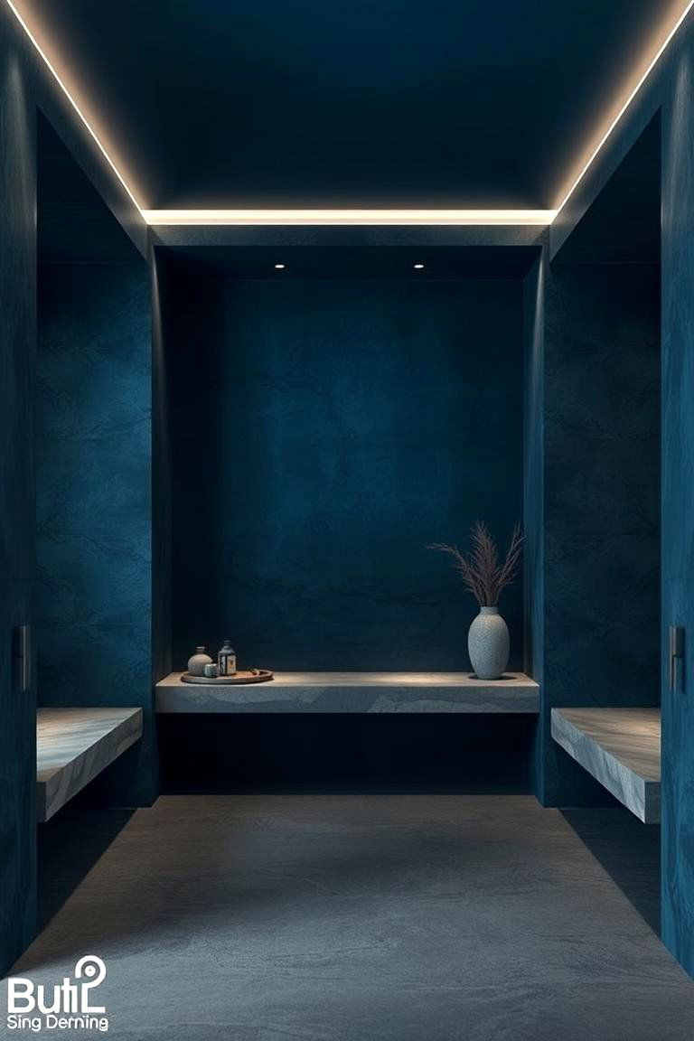 Deep Ocean Retreat - 24 Moody Blue Bedroom Ideas