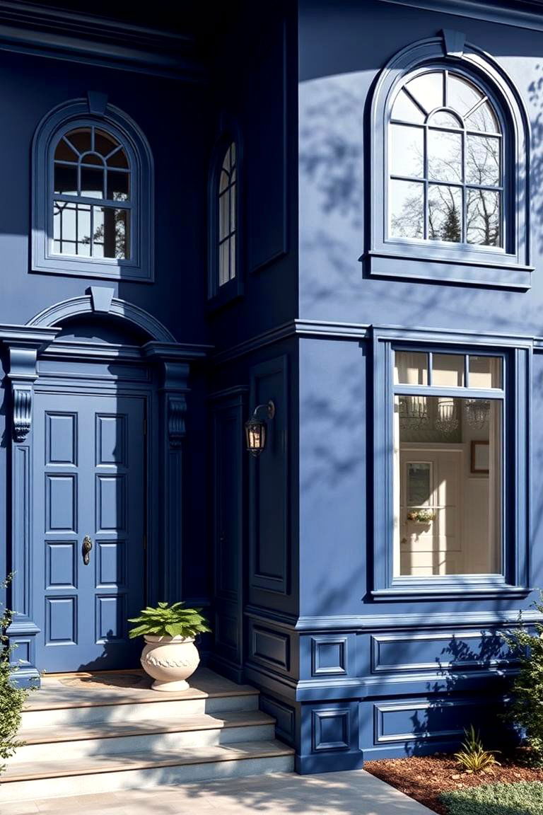Deep Sapphire Blue - 24 Blue Exterior House Colors