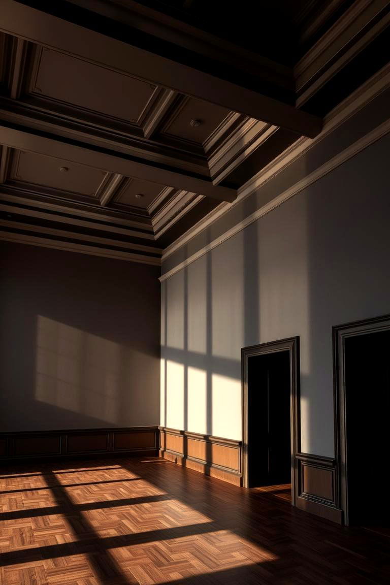 Deep Shadow Molding for Dramatic Effect - 24 Crown Molding Ideas