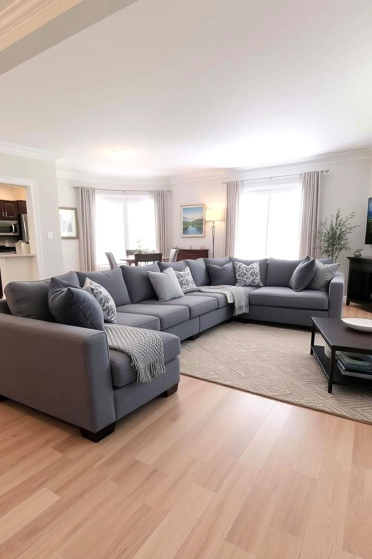 Defining Space with a Sectional Sofa - 24 Living Room Layout Ideas