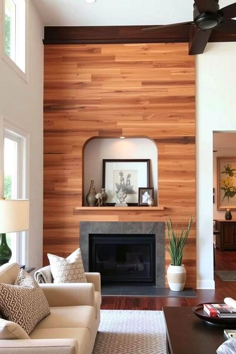 Defining a Niche with Wood - 24 Wood Accent Wall Ideas