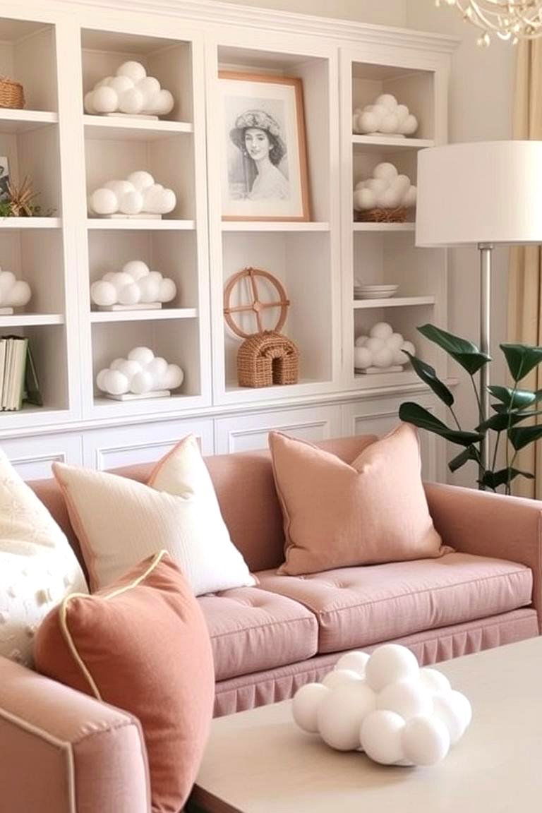 Delicate Cloud Accent Pieces - 24 Cloud-Themed Bedroom Ideas