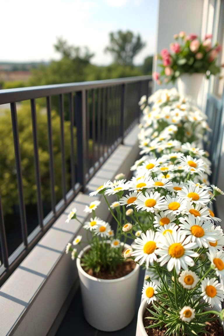 Delicate Daisies - 24 Flowering Plants for Balcony