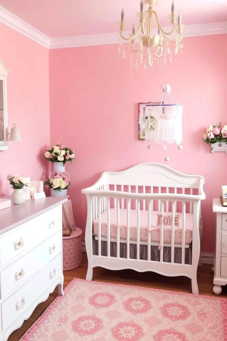 Delicate Sweetness in Rose - 24 Nursery Color Ideas