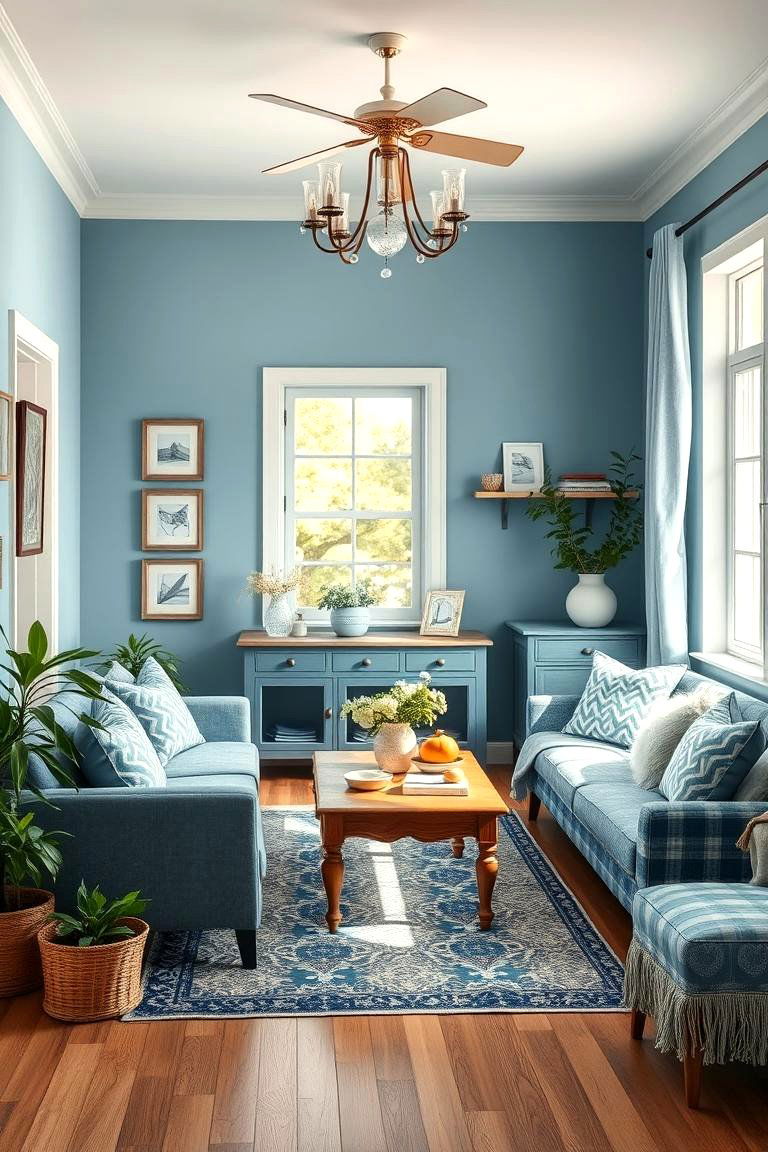 Denim Dream - 24 blue victorian house colors