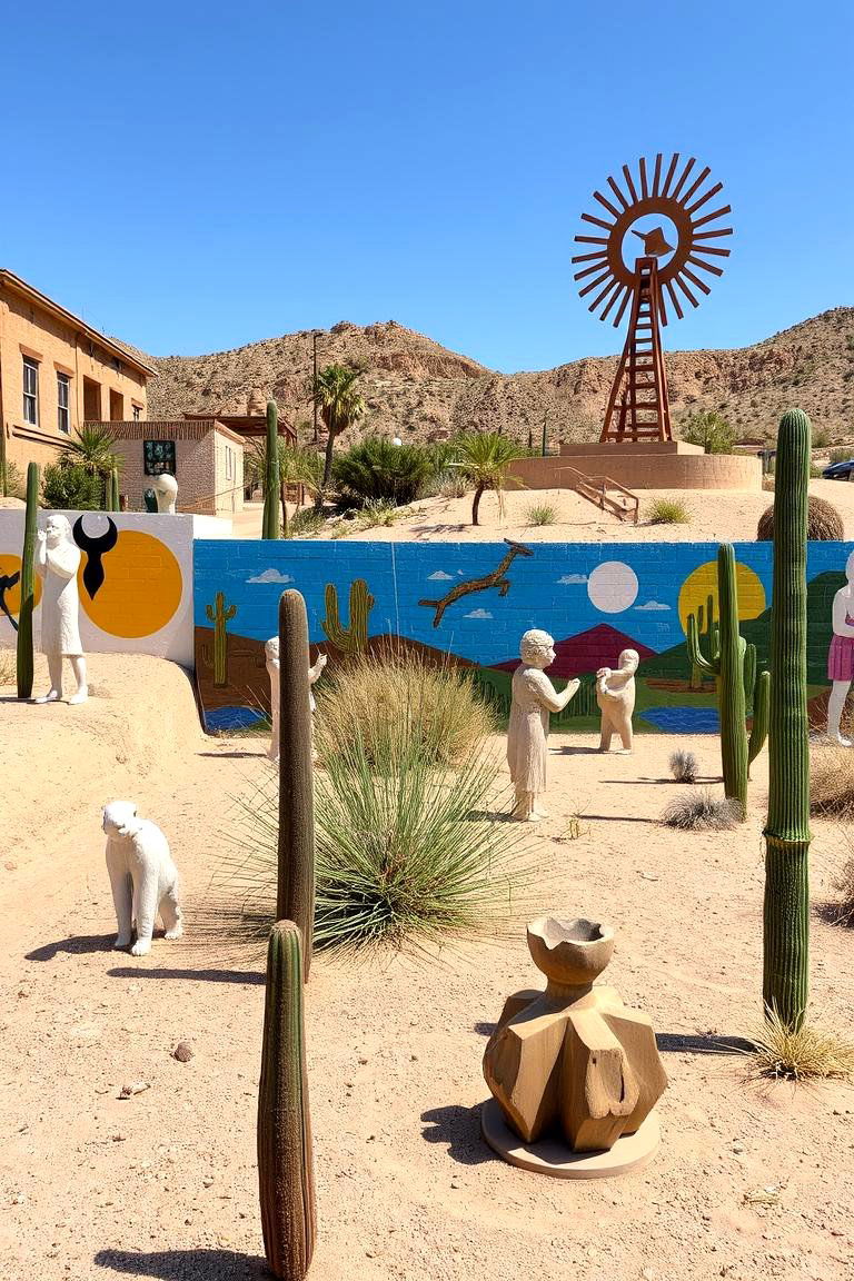 Desert Art Installation - 24 Desert Landscape Ideas