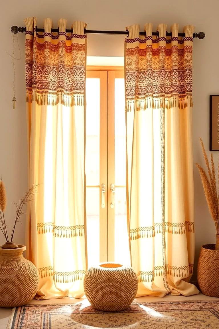 Desert Dream Arid Boho Aesthetics - 24 Boho Curtain Ideas