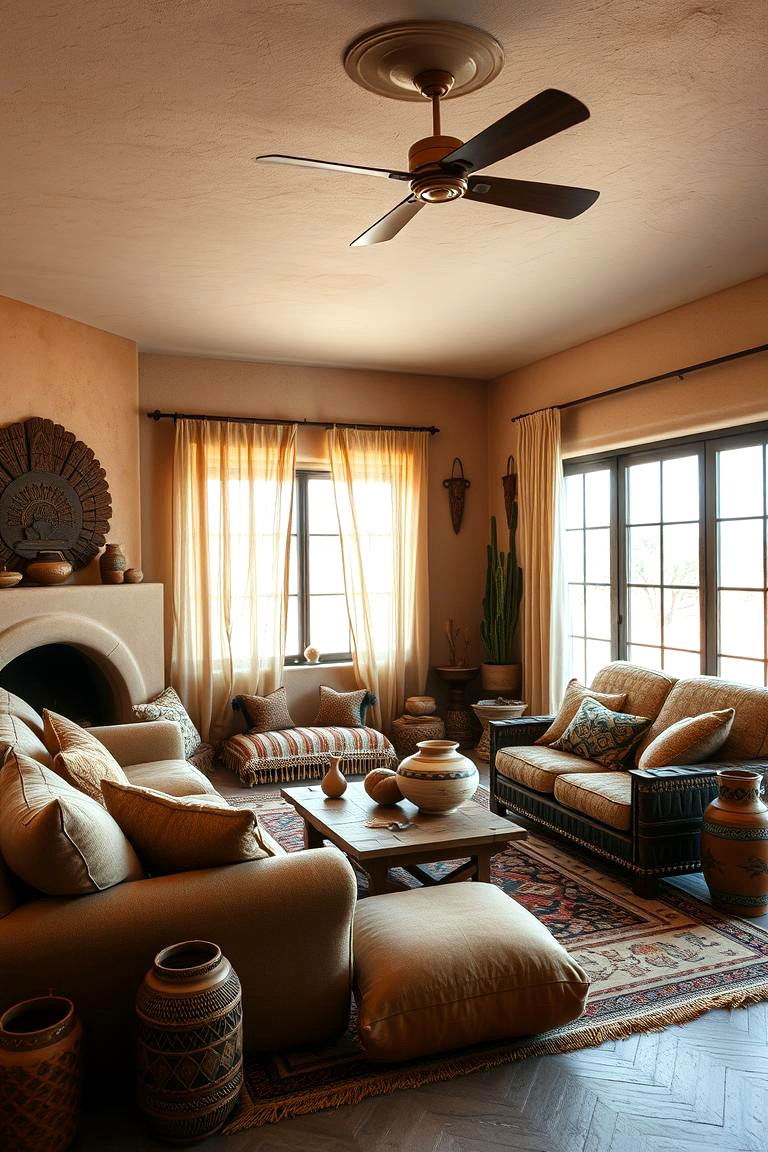 Desert Inspired Decor - 24 Southwest Living Room Ideas